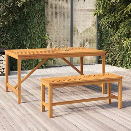 vidaXL - Tuinbank - 110 - cm - massief - acaciahout