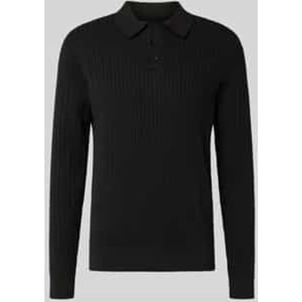 Gebreide pullover met polokraag