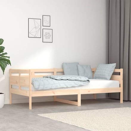 vidaXL - Slaapbank - massief - grenenhout - 90x190 - cm