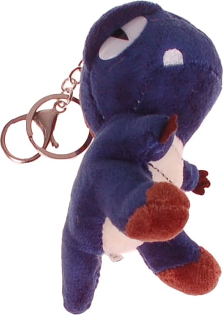 Tashanger/Sleutelhanger Dino T-REX Blauw 12x6x4,5cm