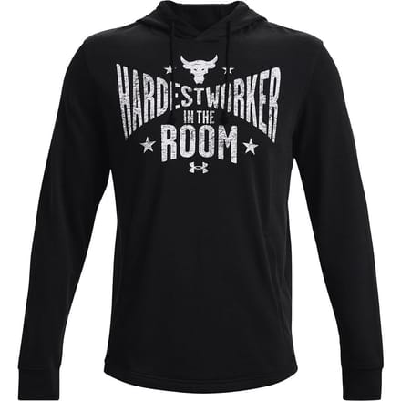 Under Armour Project Rock Heren Zwart Terry Hoodie