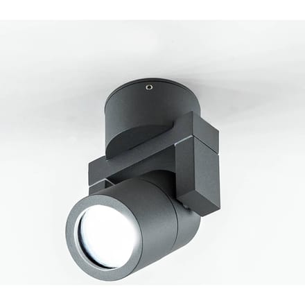 EVN 635015 plafondspot, IP54 rond antraciet