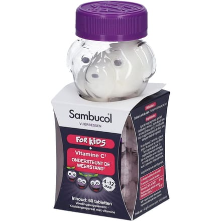 Sambucol Kauwtabletten Kids - 60 kauwtabletten - Voedingssupplement