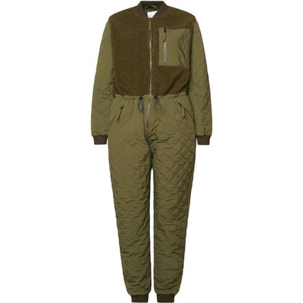 Ana Quilt Jumpsuit in Army