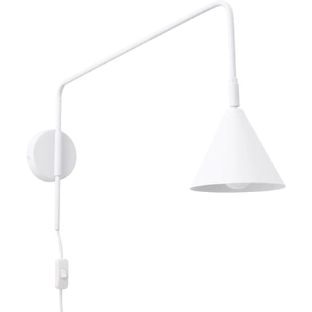 Sollux Lighting Hanglamp Nox - E14 - wit - staal - 14x61x30cm