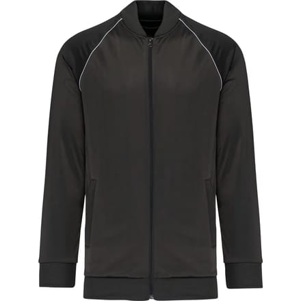 PROACT® Unisex trainingsjas met rits en biesje PA384 - Dark Grey - XL
