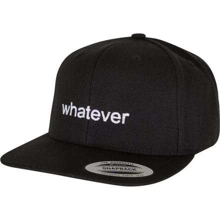 Mister Tee - Whatever Snapback Pet - Zwart/Wit