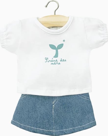 Minikane Jeansrok met T-shirt 34 cm