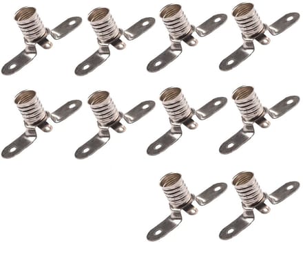 Kleine LED Lichtbasis Set van 10 Stuks voor E10 Fittingen, Ideaal voor Thuis Experimenten en Elektrische Tests