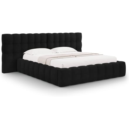 Bed frame Bali velvet met opbergruimte 200 x 200 cm | Cosmopolitan Design