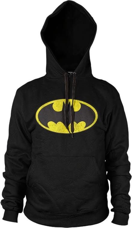 Batman Hoodie met vervaagd logo, groot en lang model WB-3-BAT004-H23-8