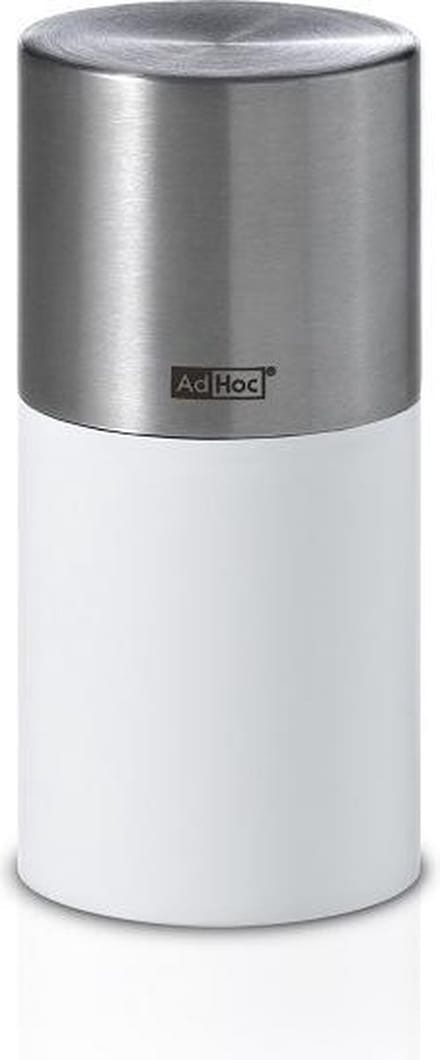 Peper- of Zoutmolen Goliath 10,5 cm, Wit - AdHoc