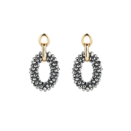 Oorbellen Crystal Deluxe - Silver - Feestdagen - Kerst - Cadeau
