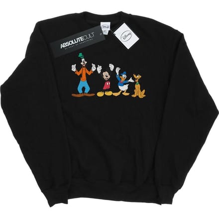 Disney Heren Mickey Mouse Friends Sweatshirt (Zwart)