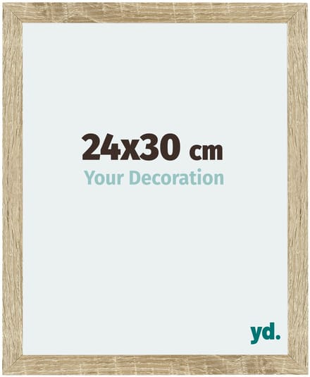 Your Decoration - Fotolijst 24x30 cm - MDF - Sonoma Eiken - Mura