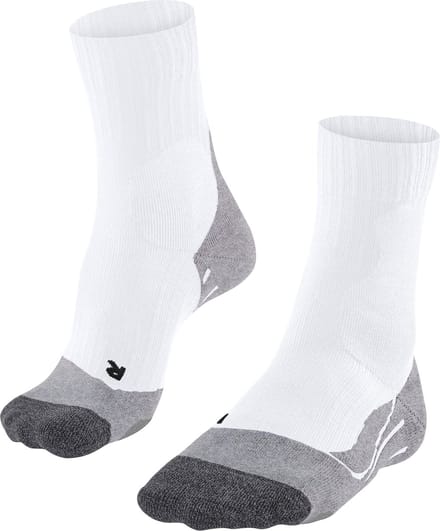 FALKE PL2 anti-blaar katoen functioneel materiaal paddelsokken heren wit - maat 46-48