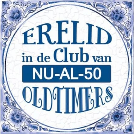 Tegels delfts blauw - 50 jaar