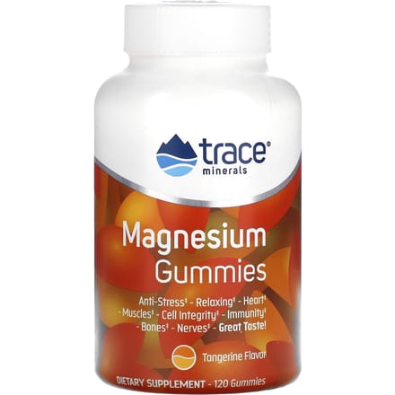Trace, bonbons gélifiés au magnésium, mandarine, 120 pièces