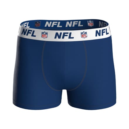 NFL Shield Logo 3-Pack 95% Cotton Boxers | Navy/Red/Black Size M voor Sport Fanzone