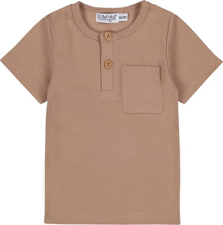 Dirkje Pocket T-Shirt - Maat 56 - Brown