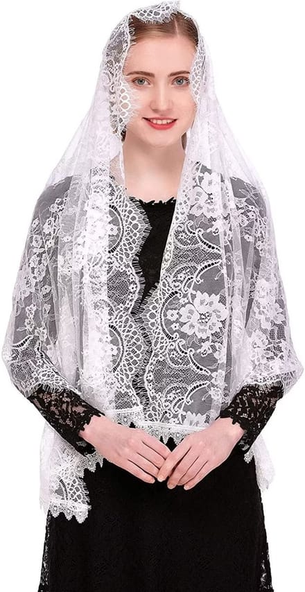White lace scarf - ShopVlot
