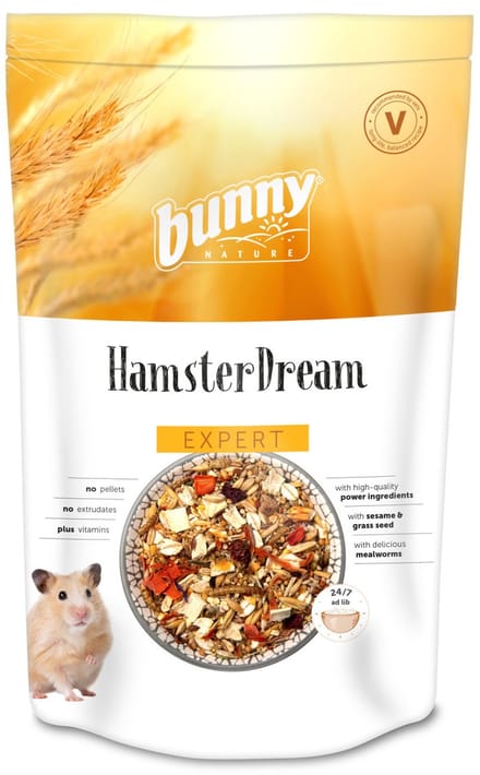 Bunny Nature Hamsterdroom Expert - Hamstervoer - 500 g