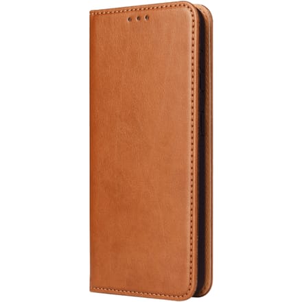 Fierre Shann Samsung Galaxy S21 Plus Slim Wallet Hoesje Bruin