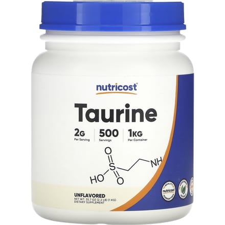 Taurine, Ongezoet, 1Kg(35,7 oz)