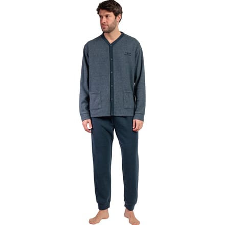 Pyjama met lange mouwen en broek Admas Grigio