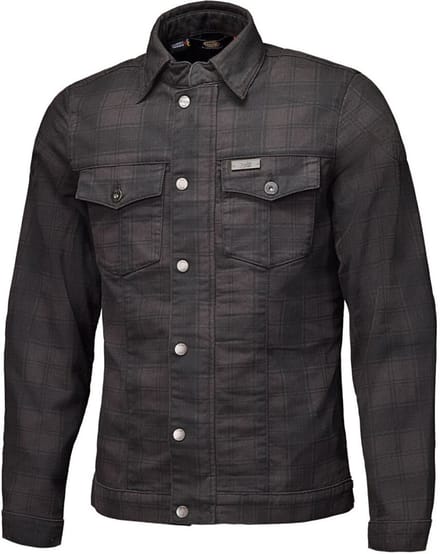 Held Woodland Zwart Grijs Motorshirt - Jas