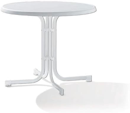 Klaptafel Ø 86 cm met Inklapfunctie en Weerbestendig Tafelblad