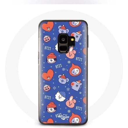 Coque pour Samsung Galaxy S9 BTS Bangtan Sonyeondan BT21 Noël 2023
