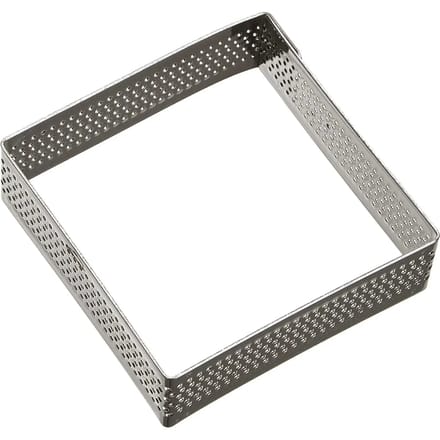 Vierkante geperforeerde taartvorm Lacor 7x7x2 cm