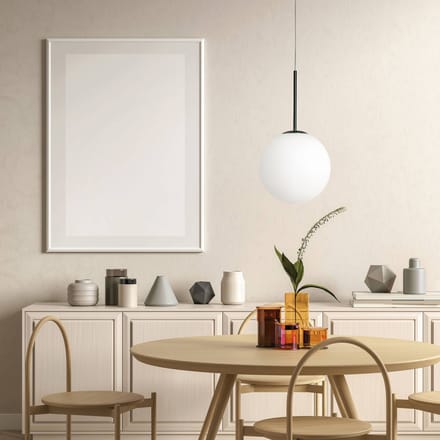 Sforzin Hanglamp Jugen, zwart, 1-lamp