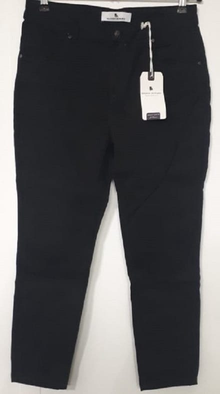 Brams Paris dames broek Janine - 7/8 broek dames - zwart - maat 32