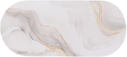 Tendance Badmat Marble Bliss - antislip - extra lang - 45 x 100 cm - badkamer - douchemat