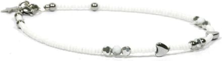 Heaven Eleven - meisjes - Enkelbandjes - zilver - 925 - wit - 2mm - 19cm