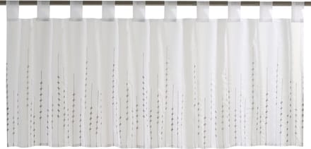 Elbersdrucke Bistro Gordijn Helio 48x140 cm wit semi-transparant