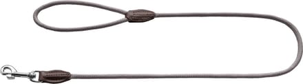 Hunter Looplijn Freestyle Nylon Rond Grijs - Hondenriem - 110x0.8 cm