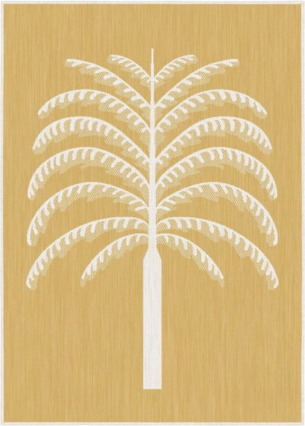 Buitenkleed Breeze geel/okergeel - Interieur05 - 160 x 230 cm - (M)