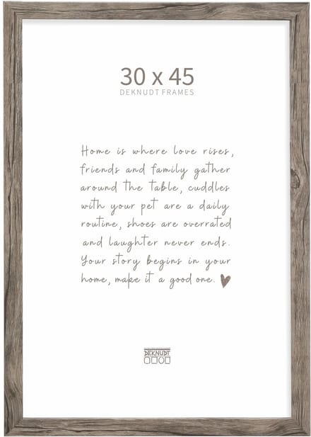 Deknudt Frames fotolijst S45RH7 - grijs-beige - hout - 30x45 cm