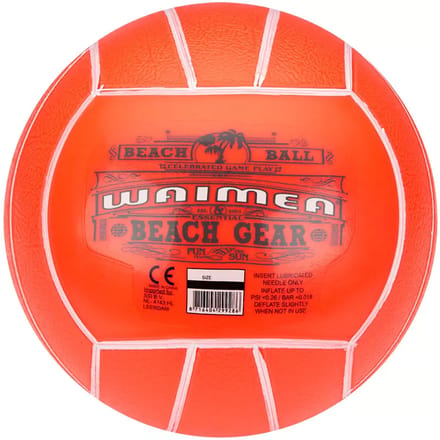 Waimea Strandbal PVC - 21 cm - Fluororanje - 21