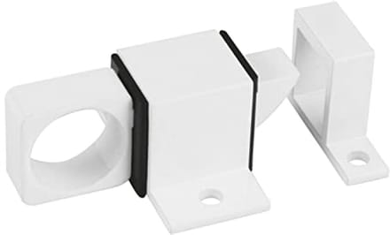 Raamgrendel Aluminium - Horziontale en Verticale Sluiting - 22 x 40 mm - Inclusief Schroeven
