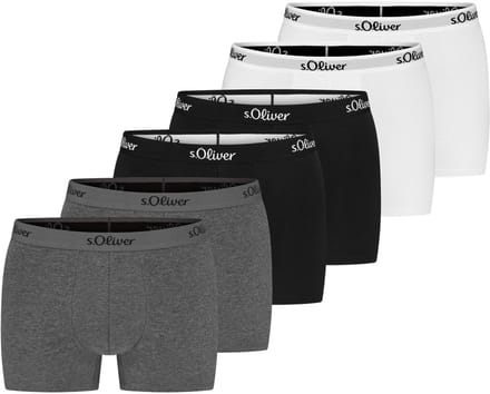 s.Oliver Heren retro short / pant 6 pack Basic