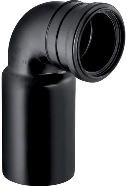 Geberit Duofix wandclosetbocht - 90mm - zwart
