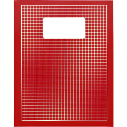 Schrift Qbasic 210x165mm ruit 5mm 80blz assorti
