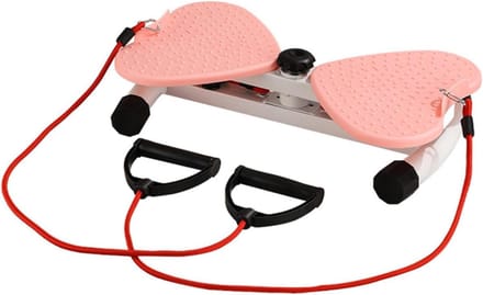 Buikdraaiplank - Fitness apparaat - Taille training - Stille werking - 48 cm - Roze