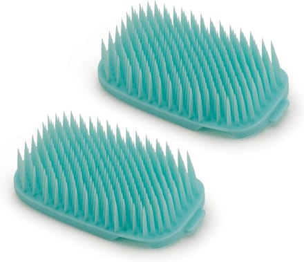 Joseph Joseph Duo Afwasborstel - Reserve Borstelkop - Set van 2 Stuks - Licht Blauw