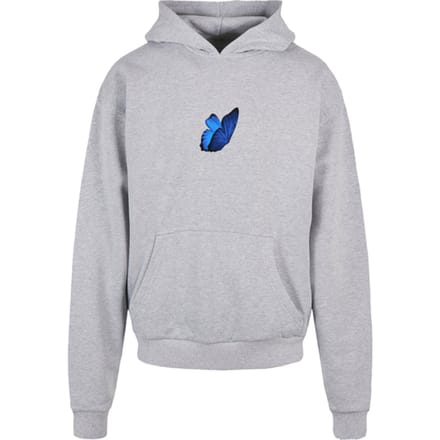 Mister Tee - Le Papillon Heavy Oversize Hoodie/trui - M - Grijs