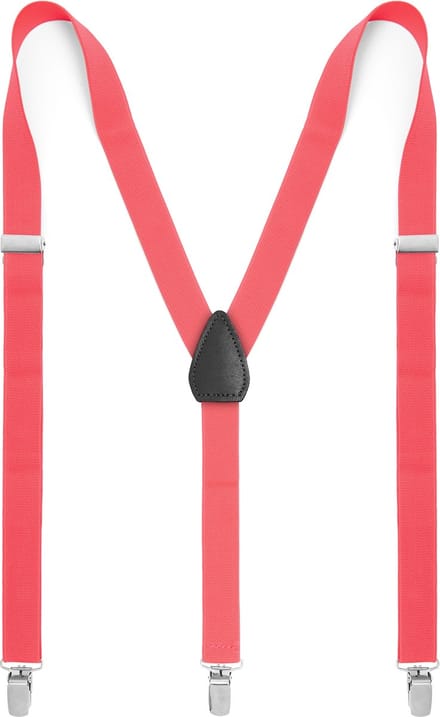 Smalle Kauwgomroze Bretels